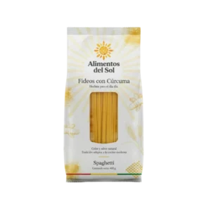 Fideos Spaghetti con Cúrcuma