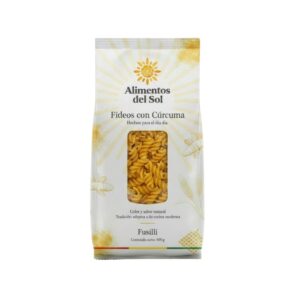 Fídeo Fusilli con Cúrcuma